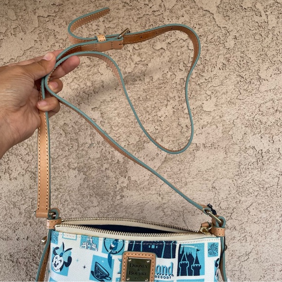 Dooney & Bourke Disneyland 60th Anniversary Crossbody Letter Carrier NWT - Picture 11 of 12